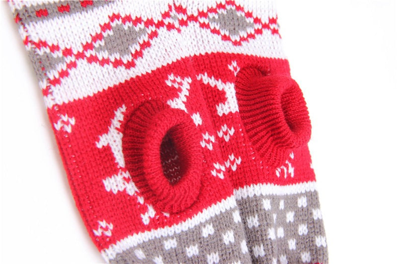 Christmas Pet Turtleneck Knitted Sweater