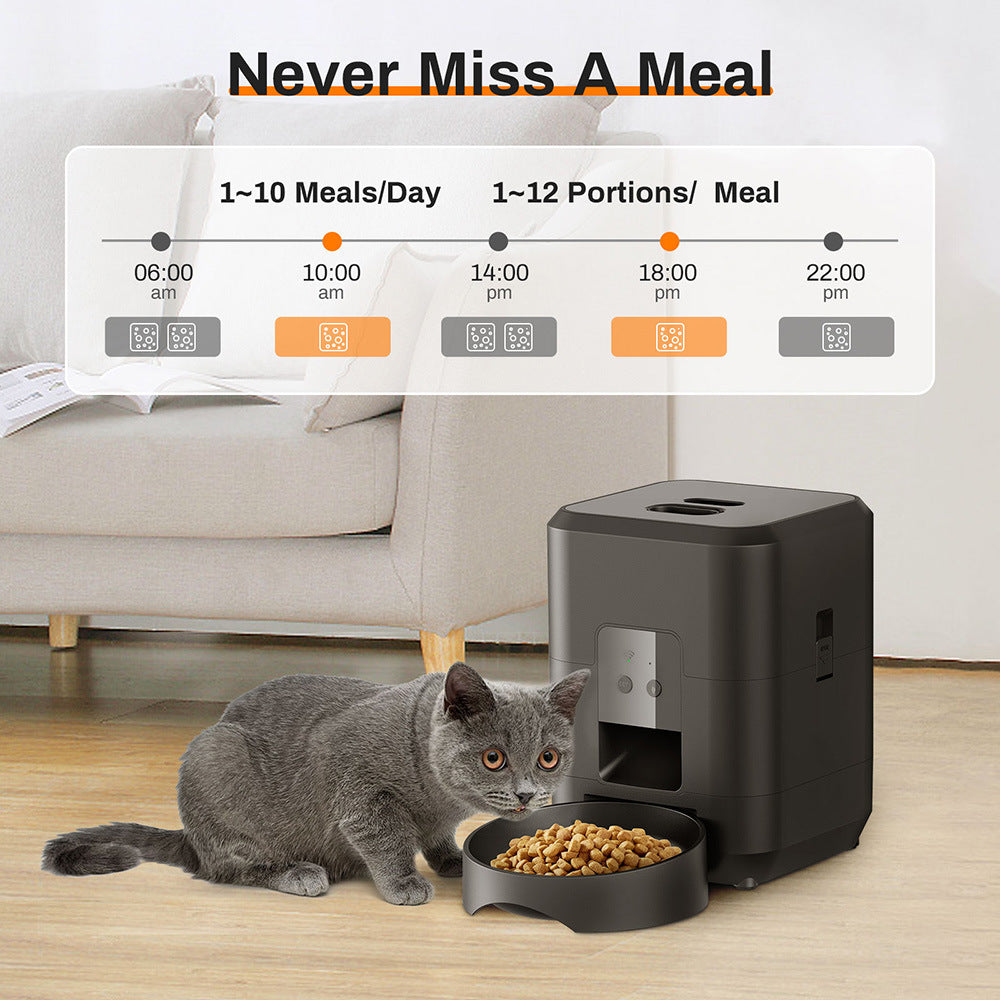 Pet Smart Feeder 2L Dog and Cat Feeding Machine WIFI Timing