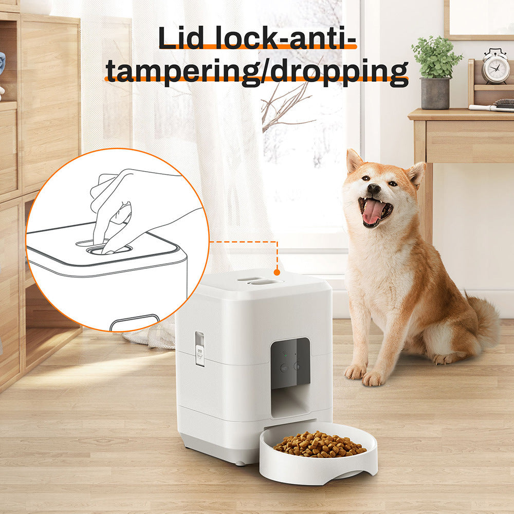 Pet Smart Feeder 2L Dog and Cat Feeding Machine WIFI Timing